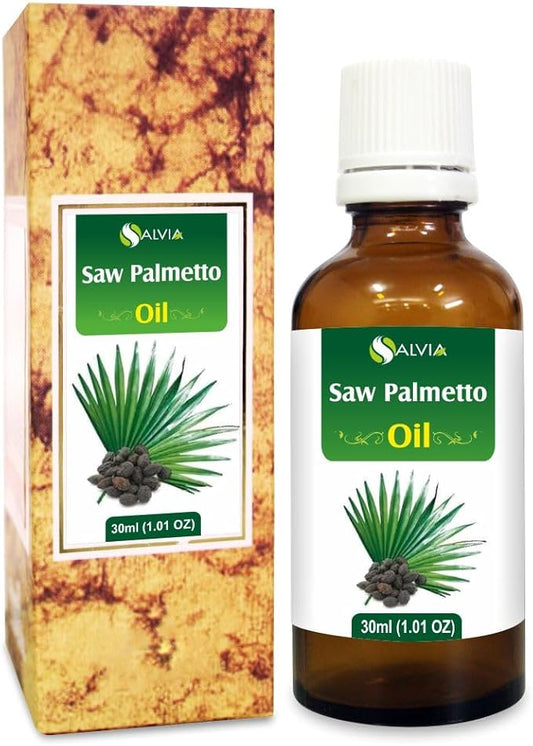 Saw Palmetto Oil - Pure & Natural Cold-Pressed Oil | Use for Skin Care & Hair Care | Used In Cream, Lotion, Shampoo, And Many Others (30ML)