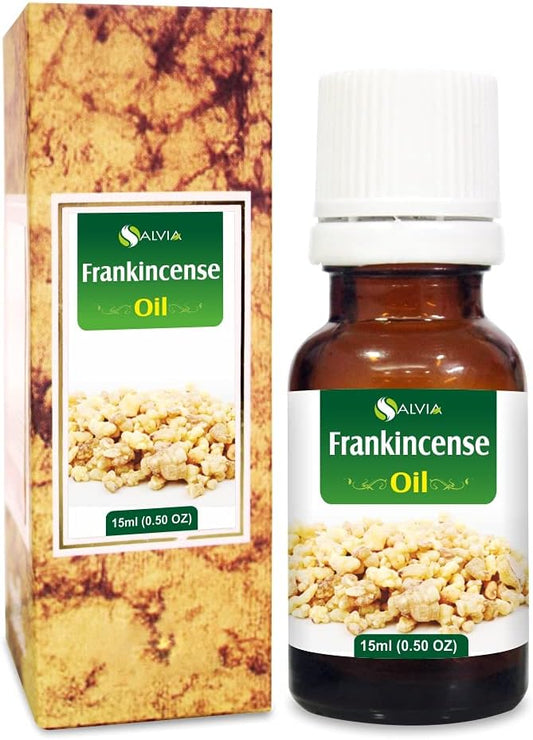 Salvia Frankincense Organic Standard Undiluted Essential Oil, 15ml