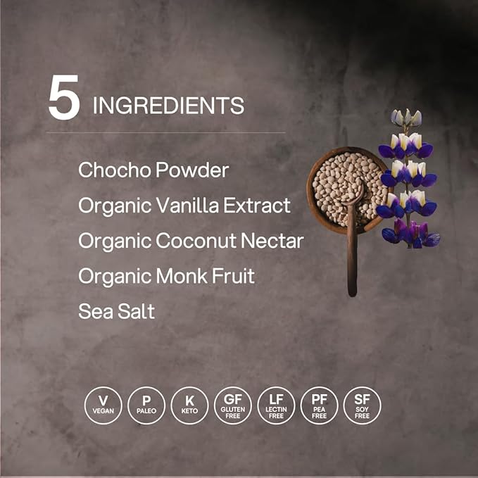Mikuna Vegan Protein Powder (Vanilla, 10 Servings) - Plant Based Chocho Superfood Protein - Dairy Free Protein Powder Packed with Vitamins, Minerals & Fiber - Gluten, Keto & Lectin-Free
