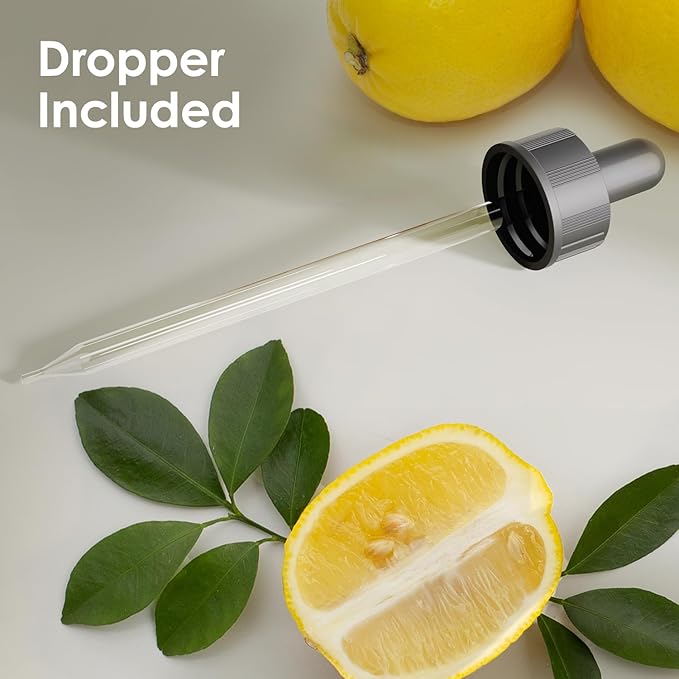 Lemon Essential Oil 4 oz with Dropper for Aromatherapy, Diffuser, Candle, and Mosquitoes (118 ml)