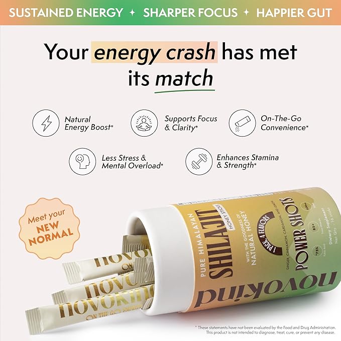 Pure Himalayan Shilajit Sticks with Honey | Discovery Set - Cardamom, Cinnamon, Ginger, Lemon | On-The-Go Natural Energy | 75%+ Fulvic Acid | 85+ Trace Minerals for Men & Women, Pack of 16