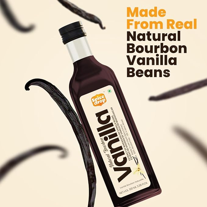 Pure Madagascar Vanilla Extract – Alcohol-Free, 1.69 Oz – 100% Natural, Rich & Aromatic – Perfect for Baking, Desserts, Milkshakes & Ice Cream – Superior to Vanilla Essence