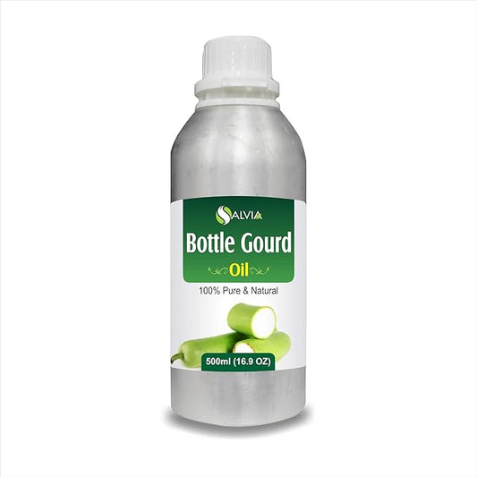 Bottle Gourd Oil (Lagenaria Siceraria) 100% Natural Pure Carrier Oil (500ml)