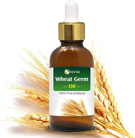 Wheat Germ (Triticum aestivum) Essential Oil | Pure & Natural Undiluted Uncut Cold Pressed Oil | Use for Aromatherapy & Skin | Therapeutic Grade (50ml with Dropper)