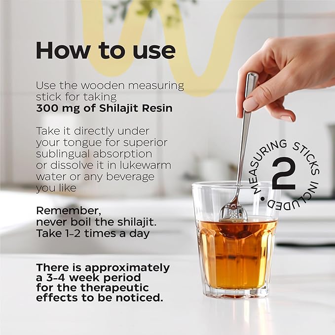 Shilajit Resin - Shilajit Pure Himalayan Organic for Energy, Immunity and Mental Clarity - Natural Himalayan Mumiyo for Men and Women with Trace Minerals and Fulvic Acid