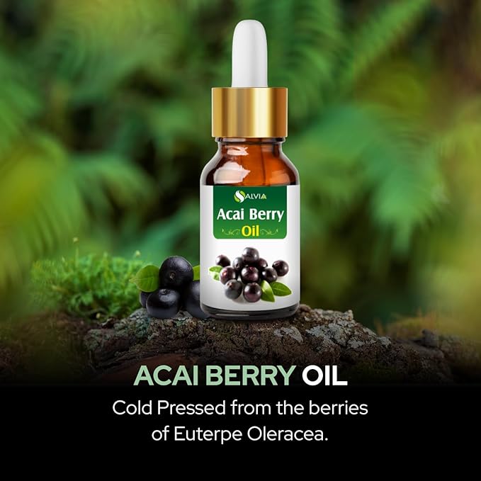 Salvia Acai Berry (Euterpe Oleracea) Oil - 100ml/3.38Fl Oz with Dropper