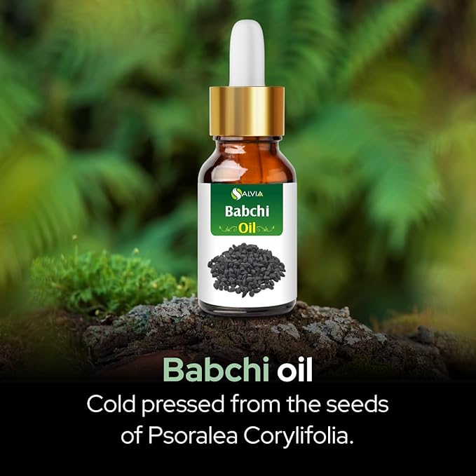 Salvia Babchi Oil (Psoralea Corylifolia) 100% Pure & Natural Undiluted Uncut Cold Pressed Carrier Oil | Use for Aromatherapy | Therapeutic Grade (30 ML)