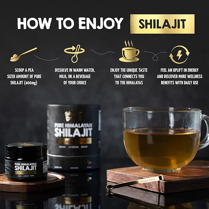 Pure Himalayan Shilajit Resin - Over 85% Fulvic Acid & Large Jar w/ 125 Servings - Probably The Purest Shilajit on The Market - US Lab Tested for Authentic Himalayan (Large Jar, Himalayan Shilajit)