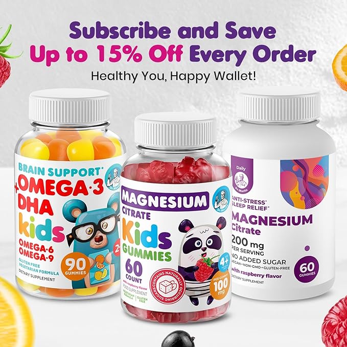DR. MORITZ Magnesium Citrate Gummies for Adults - Sugar-Free Calm Magnesium Gummies - Supports a Healthy Stress Response - Raspberry Flavor - Non-GMO, 200 mg (60 Count)