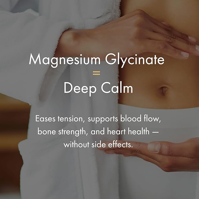 NAOMI Mighty Mg Magnesium Glycinate & Malate Complex 360mg, High Absorption Formula, Elemental Magnesium Supports Heart Health, Strong Bones, Better Sleep, Gluten-Free, Non-GMO, Vegan, 60 Veggie Caps
