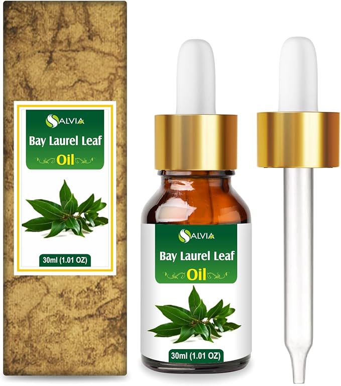 Salvia Bay Laurel Leaf Oil (Laurus Nobilis) 100% Pure & Natural Undiluted Essential Oil, 30ml/1.01fl oz