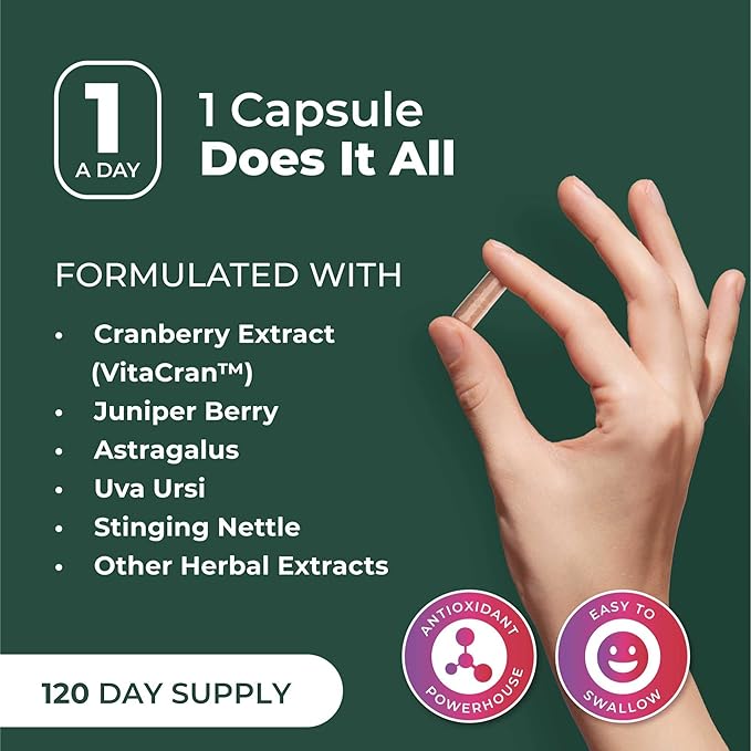 PurePremium Kidney Support Supplement – Kidney Cleanse Detox & Repair with Cranberry Extract & Astragalus - 21-in-1 Complex Supports Normal Bladder, Urinary Tract & Kidneys Health - 120 Day Supply