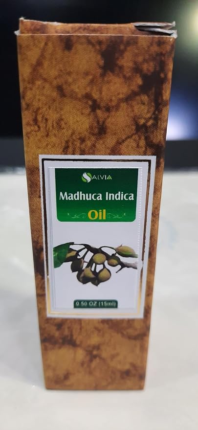 Madhuca Indica Oil (Mahua) Natural & Pure Undiluted Uncut Cold Pressed Carrier Oil Perfect for Aromatherapy Therapeutic Grade - 15 ML