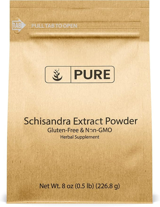 Pure Original Ingredients Schisandra Extract Powder (8 oz), Non-GMO, Gluten-Free, Five-Flavor-Fruit, Traditional Herb