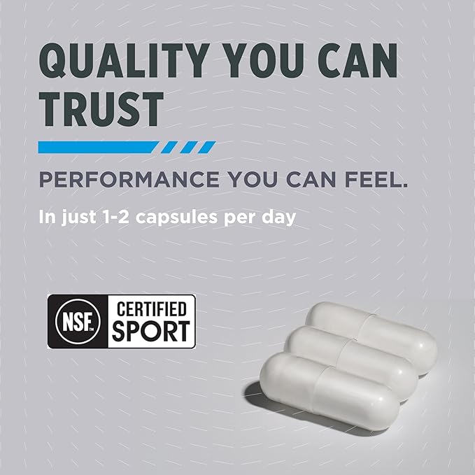 Creatine HCl Capsules | Muscle, Cognitive, Cellular Energy Support | No Bloating or Cramps | USA Made & NSF Certified | Creatine Pills (72ct)