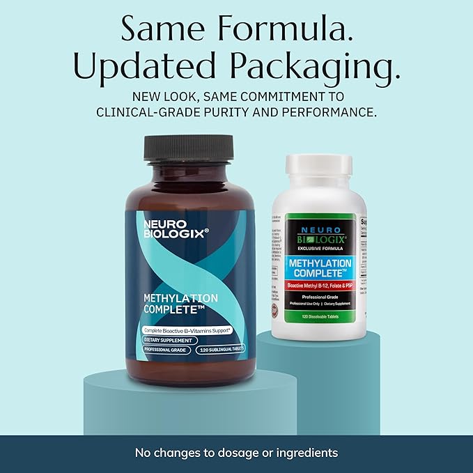 Methylation Complete - Methylated B-Complex to Aid 200+ Body Processes - Methyl B Complex for Energy, Cell Function & Immunity Aid - Enhanced Absorption Methylation Supplements with B12 B6 & Folate