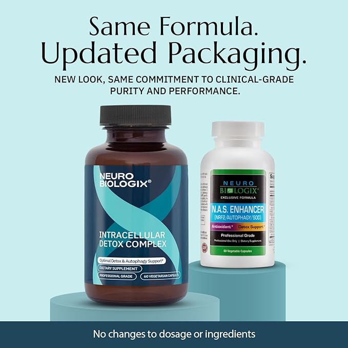 Intracellular Detox Support - Advanced Antioxidant & Energy Supplement – Supports Cellular Detox & Defense, Metabolic Balance & Longevity with NRF2 Activator, Turmeric, Piperine & Glutathione - 60Caps
