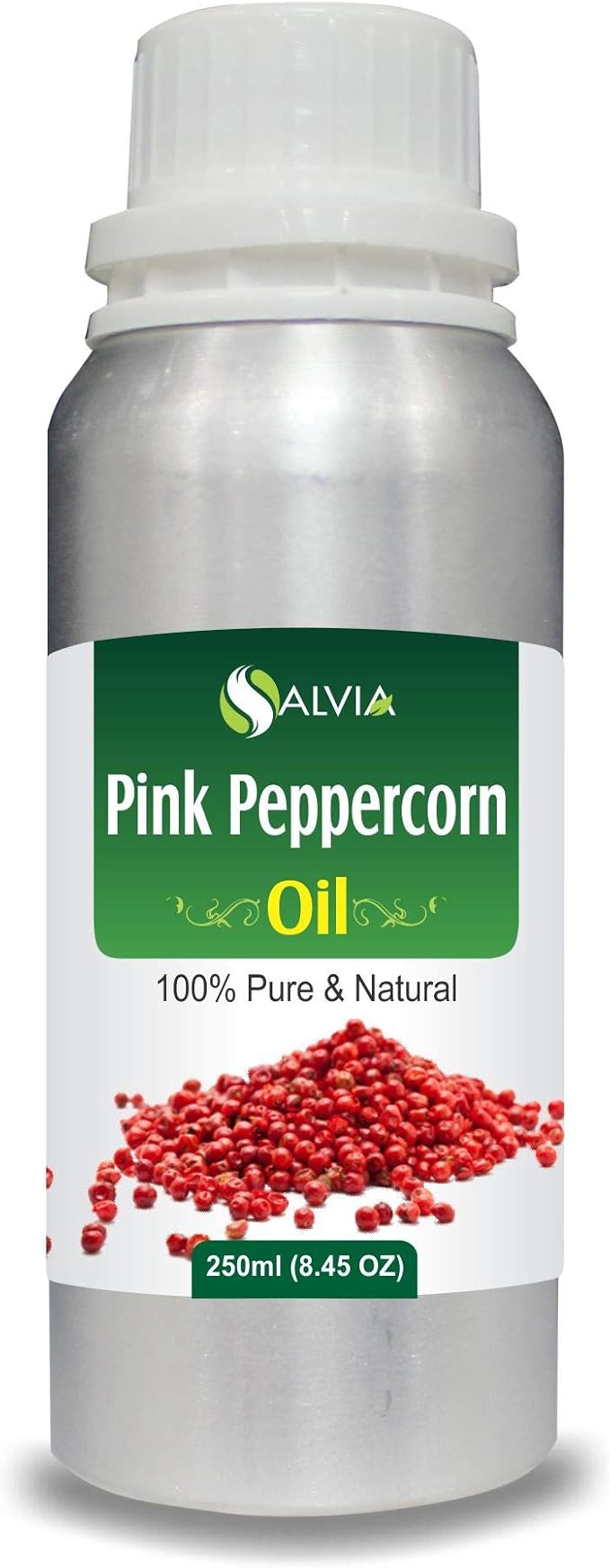 Pink Peppercorn (Schinus molle) Essential Oil 100% Pure & Natural Undiluted Uncut - Use for Aromatherapy - Therapeutic Grade - 250ml