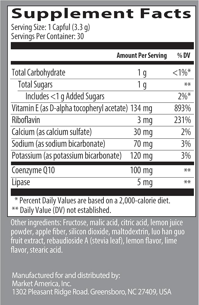 Isotonix Best CoQ10 Supplement - High Absorption Coenzyme Q10 for Heart Health, Energy, and Antioxidant Support - Ubiquinone CoQ10, Vitamin Q10 Supplement, 30 Servings