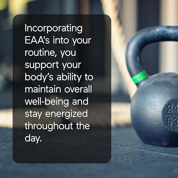 SMARTERNUTRITION Essential Amino Acids (EAA) Capsules - 1 Gram Per Serving of All 9 EAAs - Supports Muscle Mass & Exercise - Non-GMO, Vegan, Gluten Free - 180 Count[90-Day Supply]