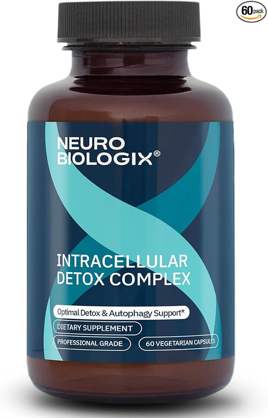 Intracellular Detox Support - Advanced Antioxidant & Energy Supplement – Supports Cellular Detox & Defense, Metabolic Balance & Longevity with NRF2 Activator, Turmeric, Piperine & Glutathione - 60Caps