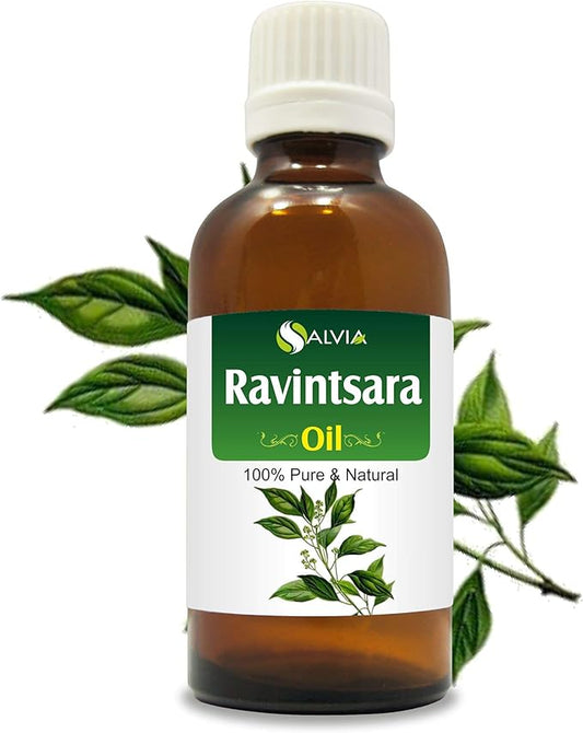 Ravensara Oil (Ravensara Aromatic) Natural Pure Undiluted Uncut Essential Oil - 15ml (.50 fl oz) Pack of 1