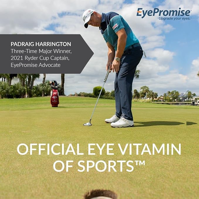 EyePromise Screen Shield All-in-One Eye Vitamin | Omega–3 Fish Oil, Bilberry, Lutein, Zeaxanthin, Vitamins A, C, B12, Zinc | 30 Count, Easy-Swallow Softgel Capsules