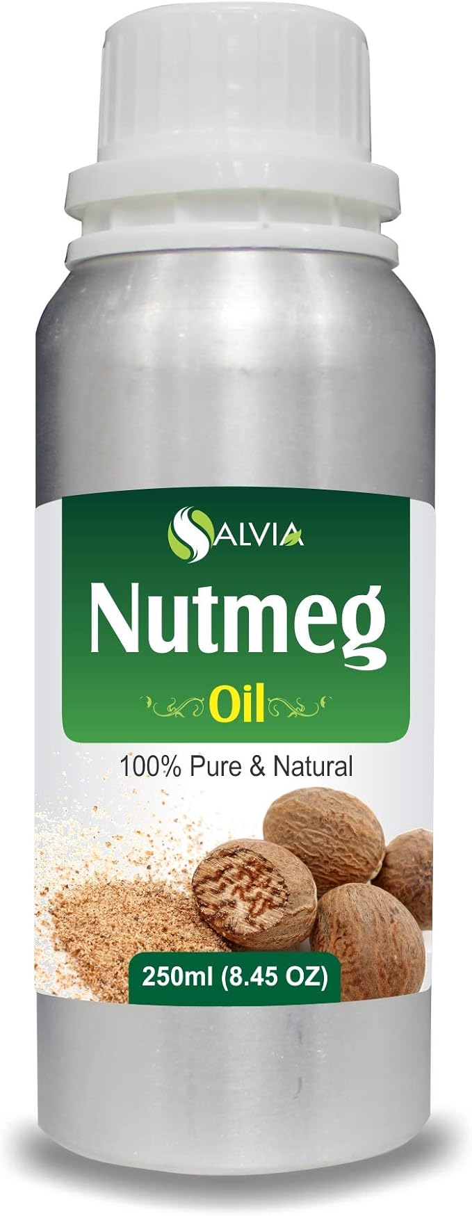 Salvia Bulk Nutmeg (Myristica Fragrans) Oil - 250ml/8.45Fl Oz