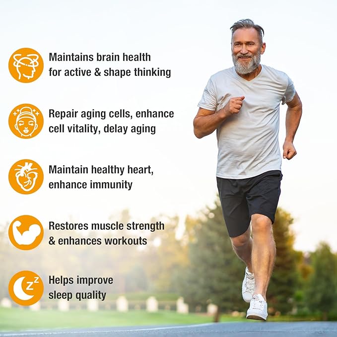 NAD Supplement - NAD+ with Nicotinamide Riboside (NR) and Resveratrol Quercetin 900mg Pure Organic NAD Plus for Cellular Repair Healthy Aging Brain Function (2 Pack)