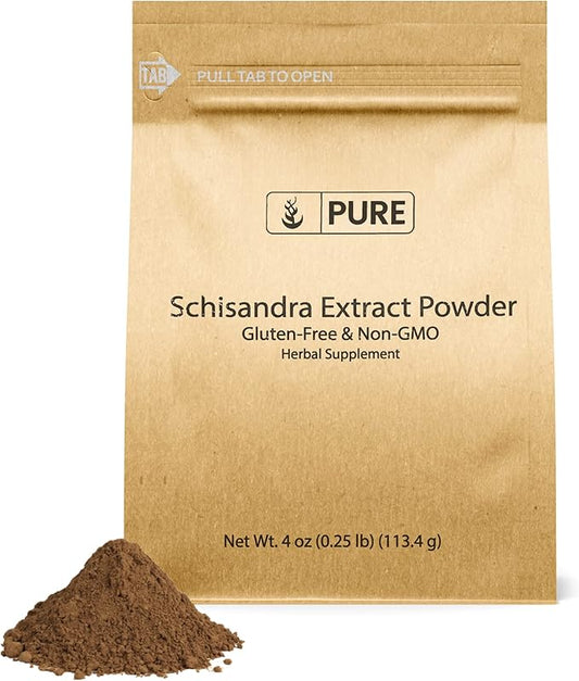 Pure Original Ingredients Schisandra (4 oz), Non-GMO, Gluten-Free, Five-Flavor-Fruit, Traditional Herb