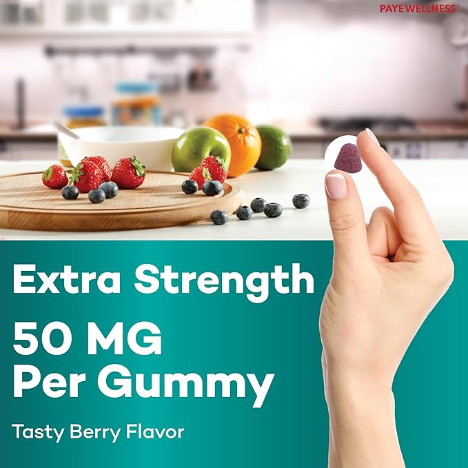 Zinc Gummies 50 mg, Daily Support, Immune System*, Enzyme Functions*, Natural Energy* - 70 Gummies, 35 Day Supply (1-Pack)