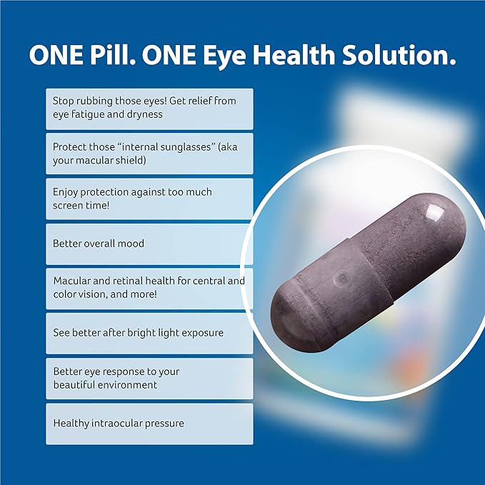 Dr. Whitaker's Vision Essentials Ultra with Lutein | Comprehensive Support with Just One Daily Pill for Macula & Retina Health, Eye Strain, Ocular Pressure, Digital Eye Fatigue, Mood Support and More