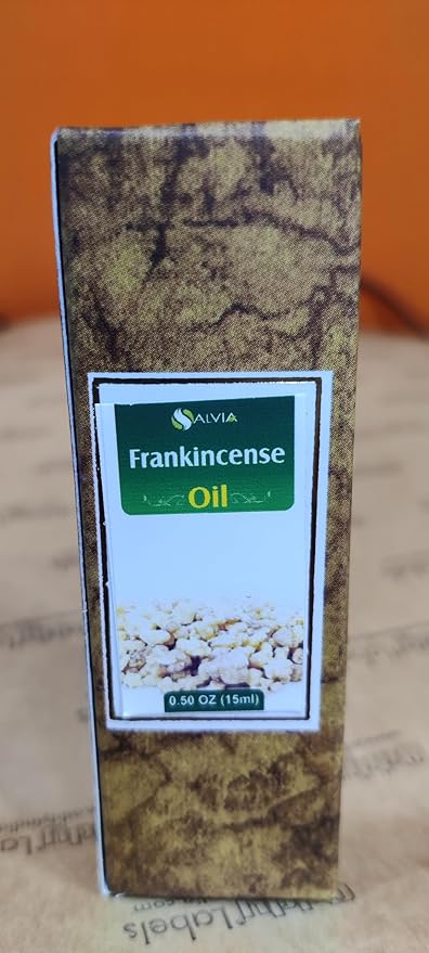 Salvia Frankincense Organic Standard Undiluted Essential Oil, 15ml
