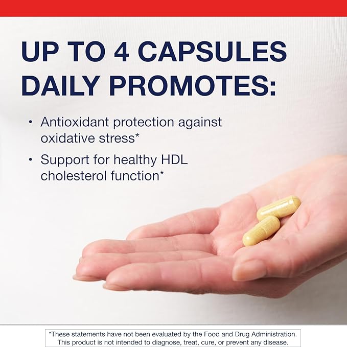 Metagenics CardioLux HDL - Supports HDL Function & Heart Health* - With Lycopene, Pomegranate Extract & Quercetin - Gluten-Free & Non-GMO - 120 Capsules