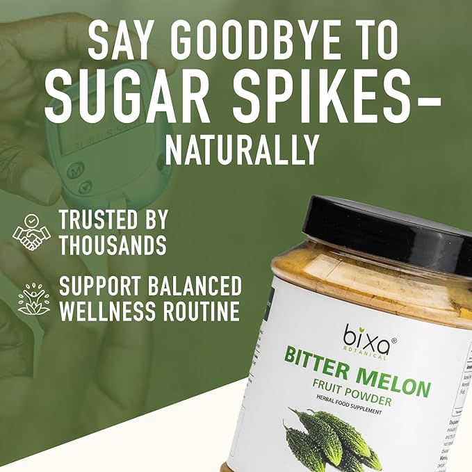 bixa Botanical Bitter Melon Powder | Ayurvedic herb Helps Improve Liver Function | Herbal Supplement for Skin and Stomach -1 Pound (16 Oz/ 454 GRM)