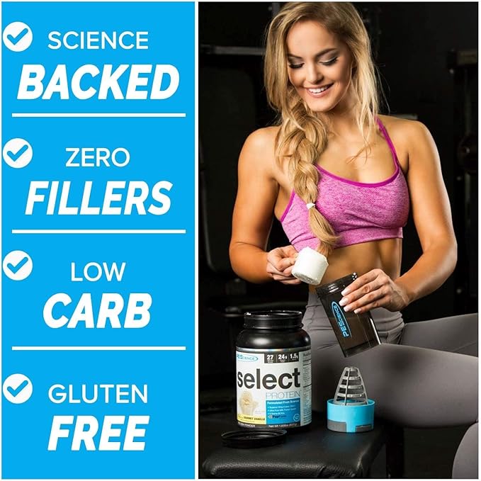 PEScience Select Protein Powder, Whey and Casein Blend, Clean Protein Powder for Women and Men, Low Calorie, Low Carb, Keto Friendly, Gluten Free - Chocolate Peanut Butter Cup - 27 Servings