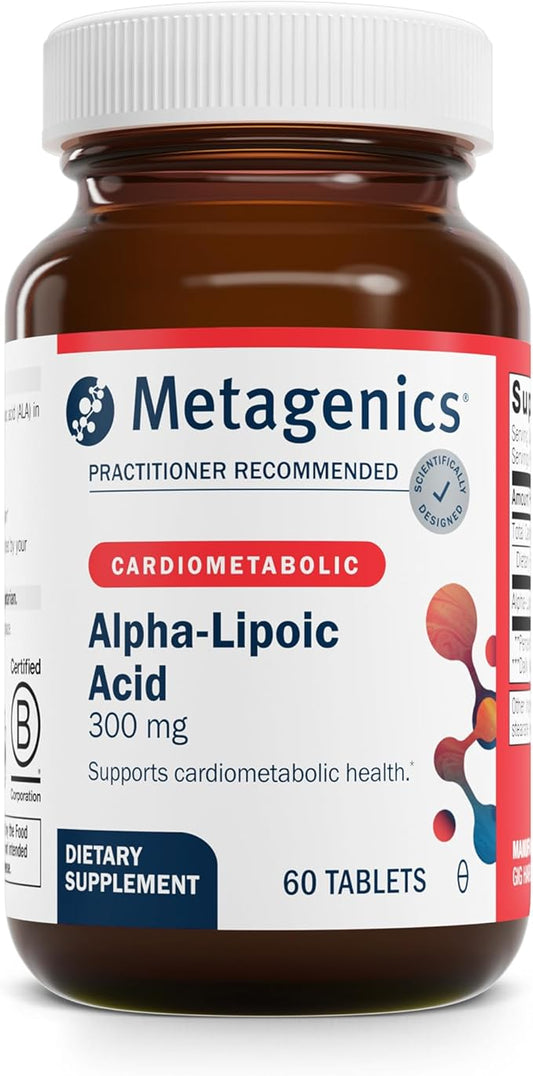 Metagenics Alpha-Lipoic Acid 300 mg to Help Support a Healthy Metabolism and Tissue Health, ALA - 60 Tablets