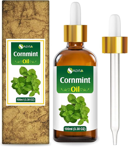 Salvia Cornmint (Mentha arvensis) Oil - 100ml/3.38Fl Oz with Dropper
