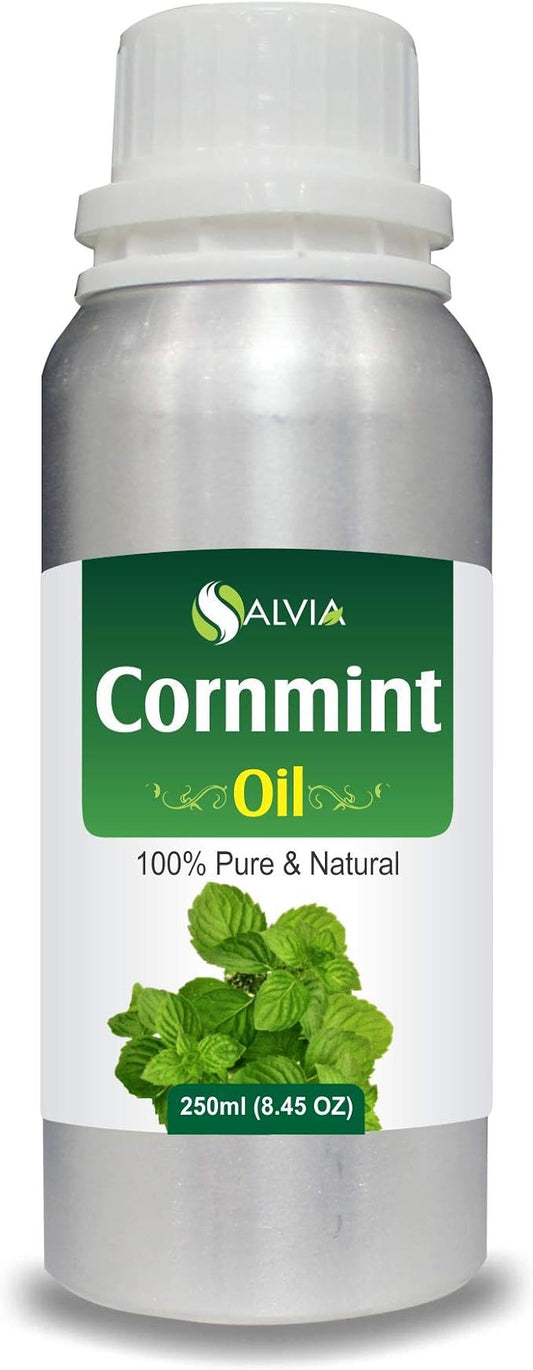 Cornmint Oil (Mentha arvensis) 100% Natural Pure Undiluted Uncut Essential Oil (8.45 Fl Oz (Pack of 1))