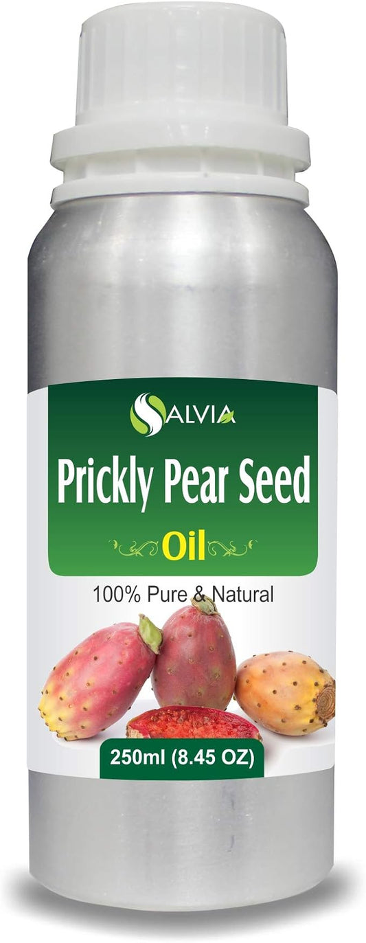 Salvia Prickly Pear Seed (Opuntia Ficus-Indica) Essential Oil 100% Pure, Undiluted and Organic - Natural, Premium Aromatherapy Oil - Therapeutic Grade - 250 ML