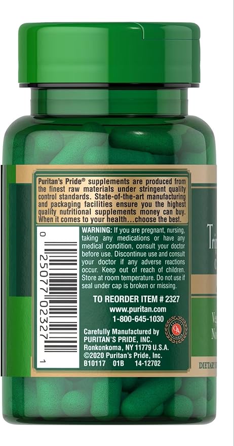 Puritan's Pride Triple Mushroom Complex, Reishi, Maitake & Shiitake Extracts, Organic Mushroom Extracts, 60 Vegetarian Cpasules