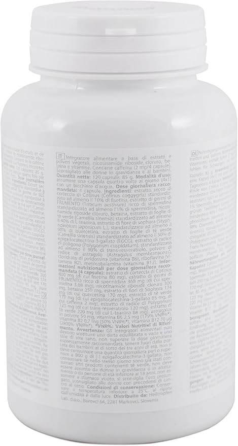 Eternal Vital - Natural Ageless Vitality | 12-Compound Complex | 120 Veggie Capsules | Dietary Supplement