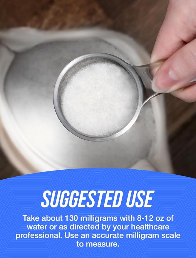 BulkSupplements.com Zinc Glycinate Powder - Zinc Supplement, Mineral Supplement for Immune Support - Gluten Free, 130mg per Serving, 250g (8.8 oz) (Pack of 1)