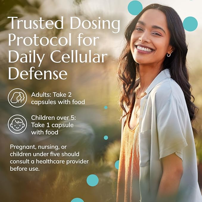 Intracellular Detox Support - Advanced Antioxidant & Energy Supplement – Supports Cellular Detox & Defense, Metabolic Balance & Longevity with NRF2 Activator, Turmeric, Piperine & Glutathione - 60Caps