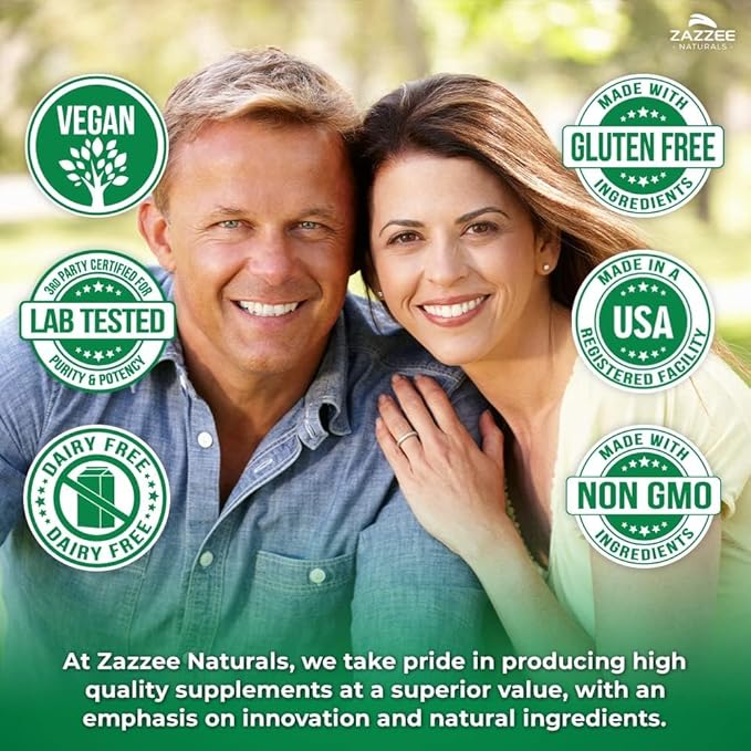 Zazzee Tart Cherry 10:1 Extract, 3000 mg Strength, 60 Vegan Capsules, 2 Month Supply, Certified Kosher, Concentrated and Standardized 10X Extract, 100% Vegetarian, All-Natural, Gluten Free, Non-GMO