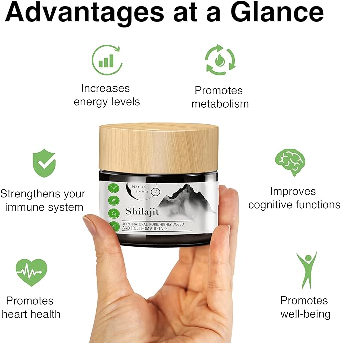 Mumijo Shilajit Resin in Glass | Premium +2 Months | Highly Potent Himalayan Source with Fulvic Acid | Humic Acid and Trace Elements | Supports Immune System and Energy