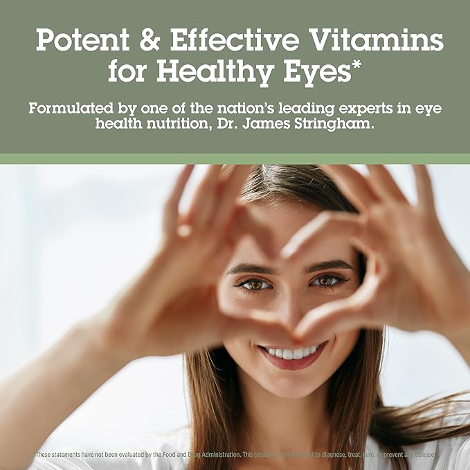 Quantum Health Macula 30+ Eye Care Supplement Promotes Macular & Retinal Health as You Age with Lutein Zeaxanthin Omega-3 Vitamins C & E Daily Nutrition for Women & Men - 60 Softgels