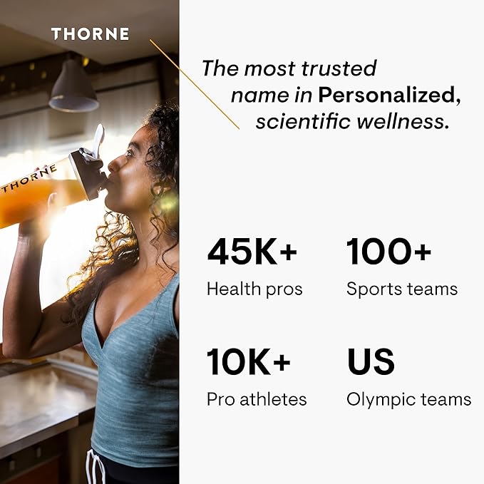 THORNE - Whey Protein Isolate - 21 Grams of Easy-to-Digest Whey Protein Powder - NSF Certified for Sport - Vanilla - 13.79 Ounces - 14 Packets