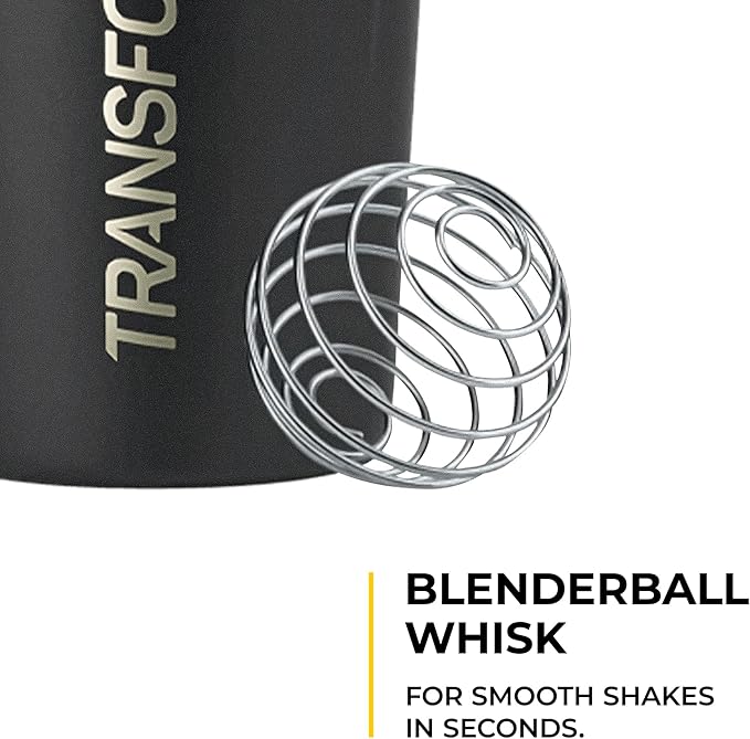 Transformation Vanilla Protein Powder & Performance Insulated Shaker Bottle | 30G Multi-Protein Superblend | Collagen Peptides, Egg White & Plant Blend | MCT Oil | BCAA Amino Acids