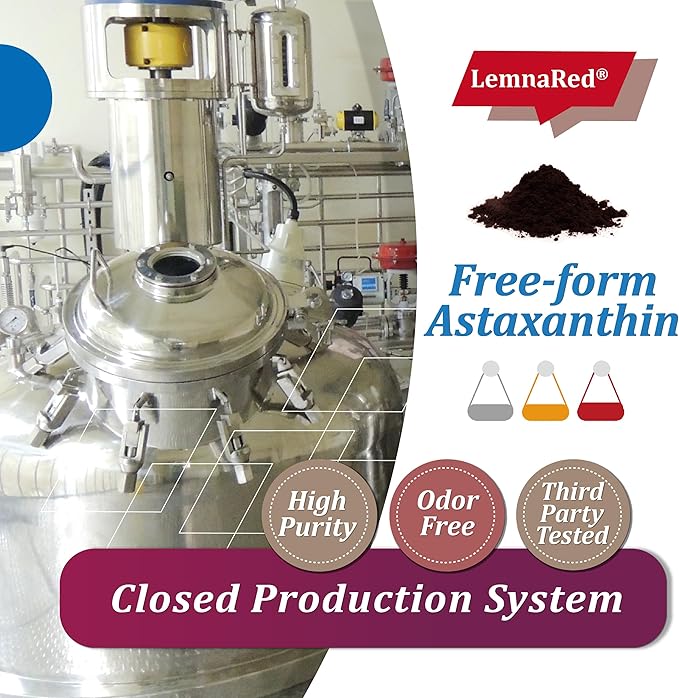 Free-Form Astaxanthin 6mg Softgel-60 Softgels Dietary Supplement Strongest Antioxidant Immune Supports Supports Eye,Joint & Skin Health Formulated with Sacha Inchi Oil